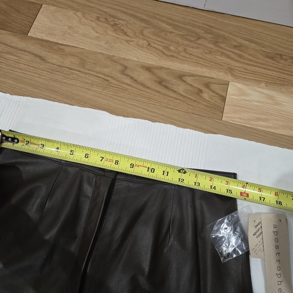 NWT Apostrophe 100% leather jacket and pants - Picture 13 of 15